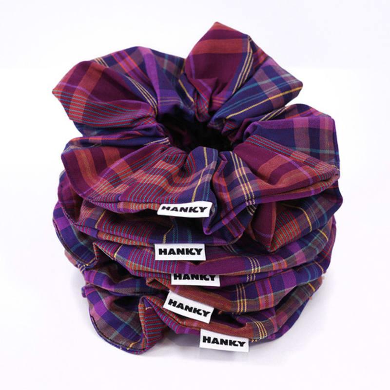 HANKY DONUT SCRUNCHIE [Blueberry] (1pc)