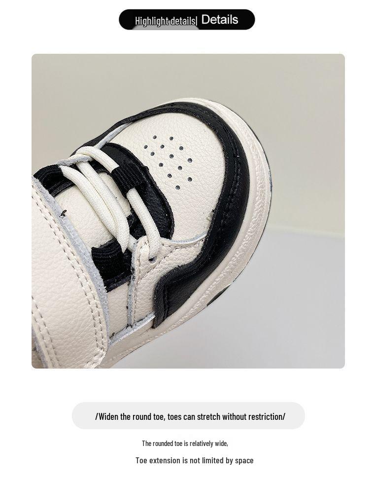 Baby Soft Sole Canvas Sneakers for Boys & Girls, 1-2 Years - Spring/Autumn Walking Shoes