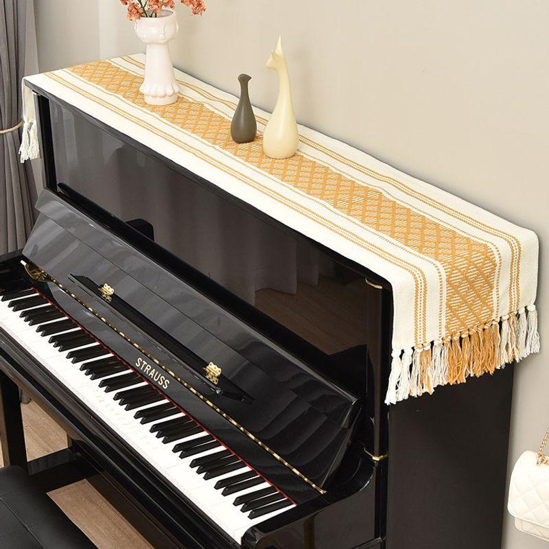 Handmade Woven Tassel Piano Dust Cover
