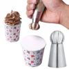 Russian Pastry Nozzles Set Stainless Steel Ball Pastry Nozzles Icing Piping Nozzle Tips Confectionery Cake Decoration Tools