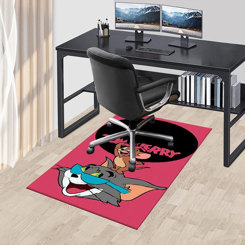 1pc Tom and Jerry Carpet, for Home & Office Decor, Desk Chair Carpet, Festive Gift,Conference Room CarpetL1092
