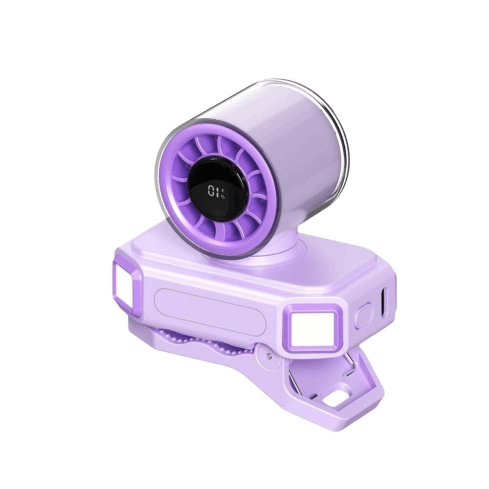 Clip-on High Airflow Fan High Wind Turbo Blower Fan Turbo Handheld Fan  Engineering Projects фиолетовый