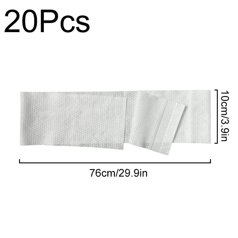 

20 шт./пакет Одноразовые нетканые повязки на голову для лица Белые Эластичные женские повязки для волос СПА 10x76cm