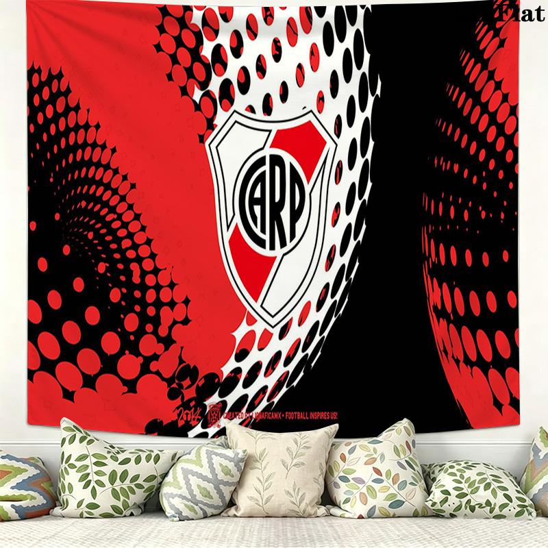 River Plate Wall Tapestry Aesthetic Wall Hanging Printed Fabric Blanket Decorative Tapestries for Bedroom Living Room Home Decor