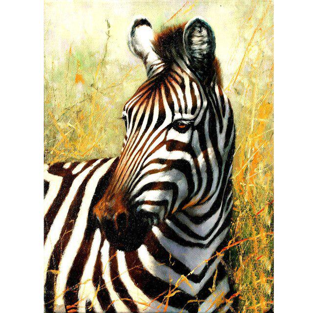 5D DIY Diamond Painting Horse Animal Rhinestone Cross Stitch Diamond Embroidery Full Round Drill