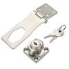 Buckle Burglarproof Cupboard Zinc Alloy Drawer Cabinet Door Lock Keyed Hasp Lock
