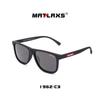 Classic best-selling polarized sunglasses for outdoor fishing, cycling, and driving, square frame UV protection glasses