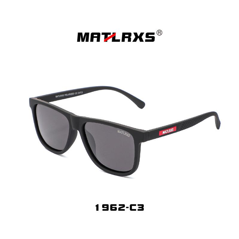Classic best-selling polarized sunglasses for outdoor fishing, cycling, and driving, square frame UV protection glasses
