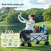 Heavy-Duty Folding Outdoor Camping Wagon with 10-Inch Wheels