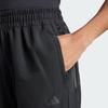 Adidas Solid Color Logo Print Cuffed Knit Sports Pants Women Bottoms Black IK5471