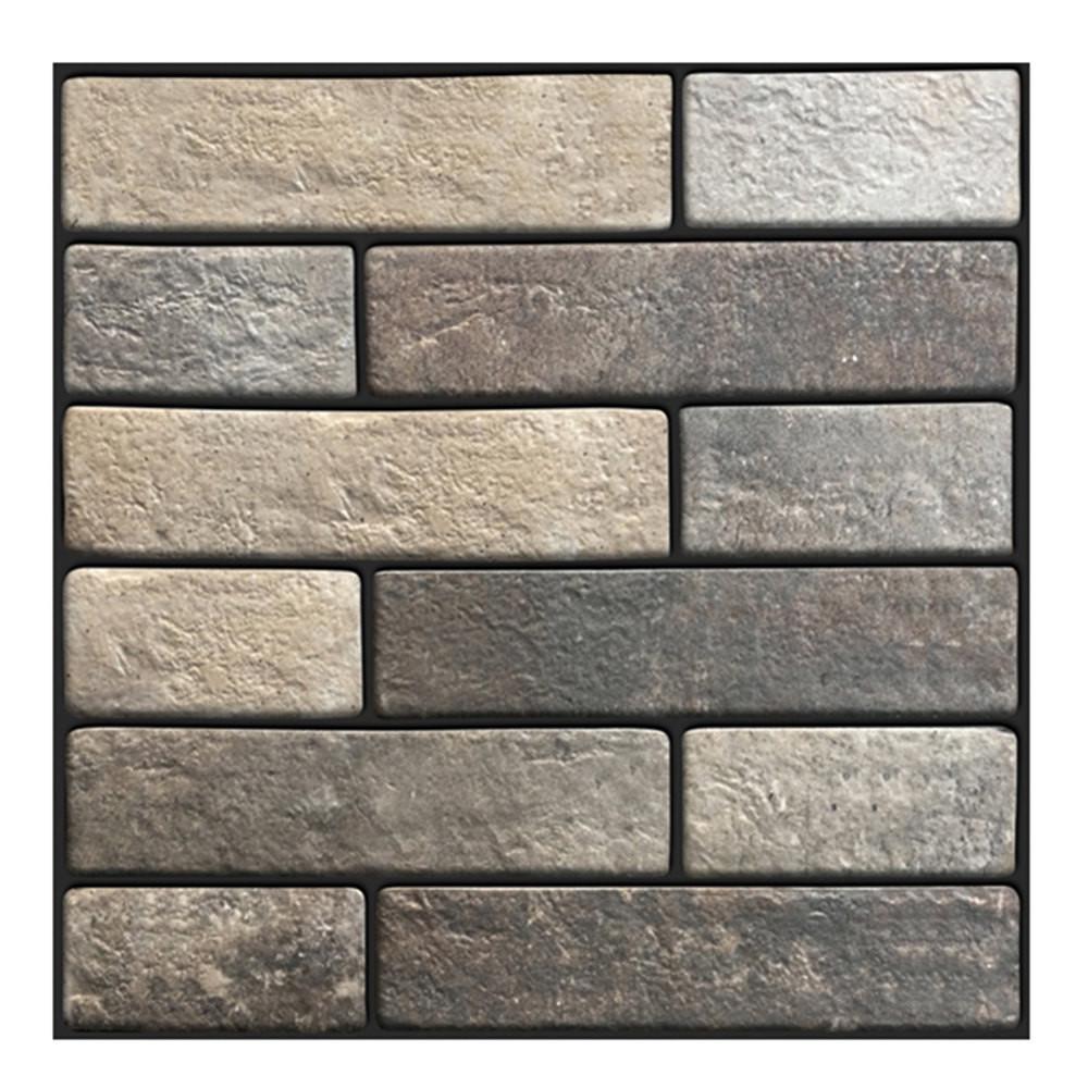 Tapet 3D Autocolant de perete Decor pentru perete Autocolant de perete din țiglă de simulare de cărămidă în relief