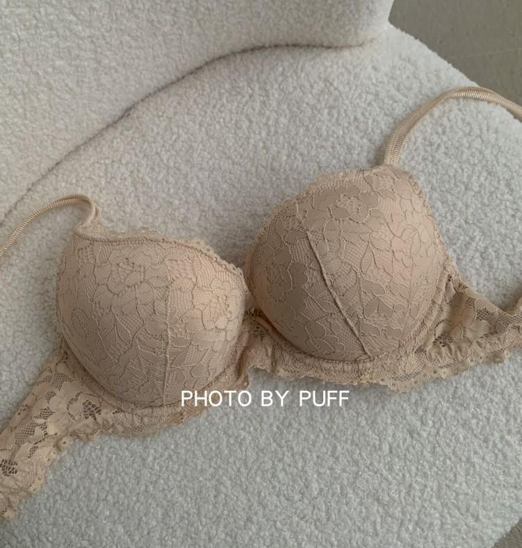 Women's Push-up Lace Bra Set: Enhances Small Breasts, Collects Side Fat, Prevents Sagging - Sexy Autumn/Winter Lingerie
