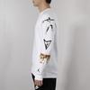 Air Jordan Athleisure Casual Printing Crew Neck Sweatshirt 'White' CD5872-100