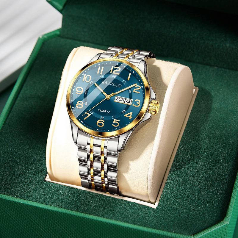 Watch Men'S Digital Fully Automatic Quartz Watch Business Waterproof Fashion Versatile Casual Watch