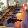 1Pc Adventure Sunset Rug, Office Carpet Indoor Outdoor Doormat, Non-Slip, Comfortable, Living, Christmas Halloween, Xmas Gift S1208
