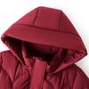 Plus Size XL-6XL Middle Age Women's Puffer Jacket Winter Outerwears Hooded Elegant Thick Warm Down Coats