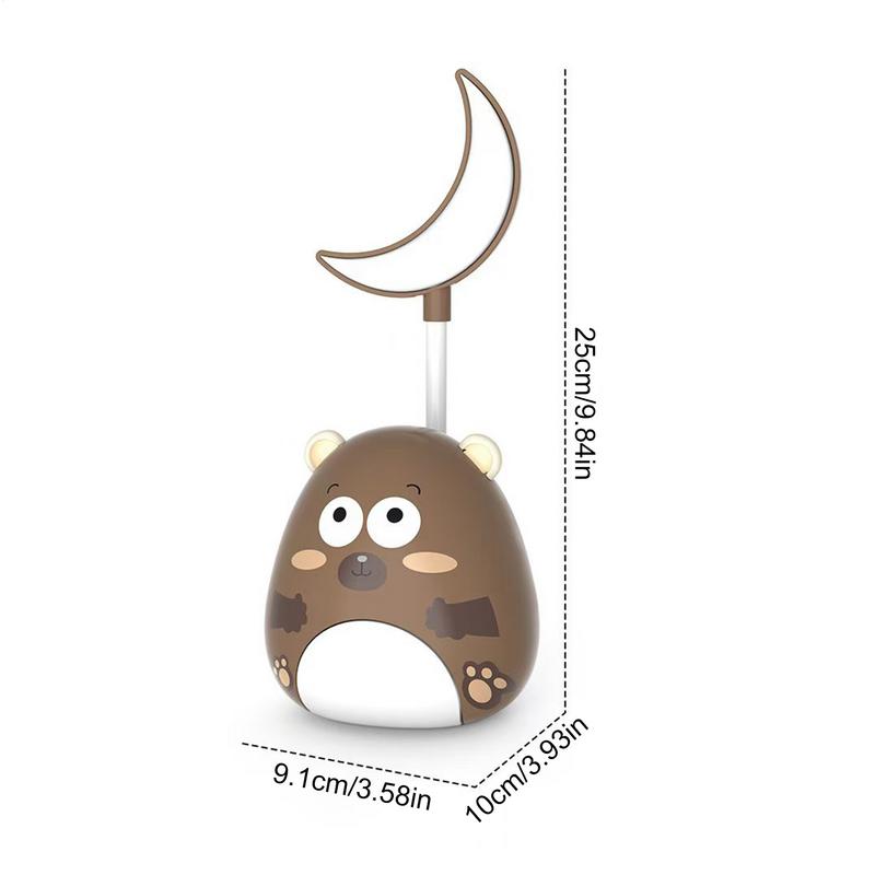 Bear Night Light Brightness Adjustable Bear Table Lamp Multiple Modes Light Cute Night Lamp For Bedroom Study Children Room