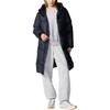 Under Armour FW24 Limitless Series Fashion Solid Color Warm Long Hooded Down Jacket Women Outerwear Black 1384649-001