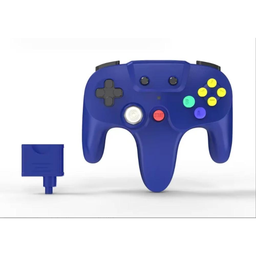 2.4GHz Wireless Controller for N64 Gamepad for N64 Console Built-in Vibration Motor & Turbo Function N64 Joystick