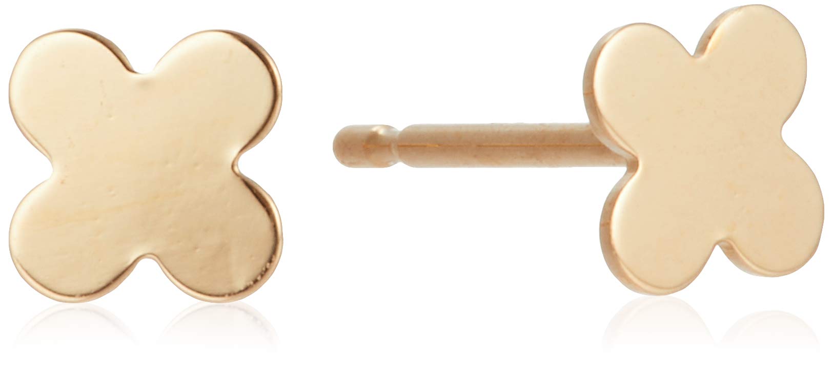 

ESTELLE [Official] Women s K18 Yellow Gold Clover Motif Earrings 0202-2086-0019-0000