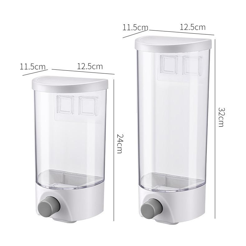Sagit Kitchen,Food,Storage,Easy,Press,Container,Cereal,Dispenser,Wall,Mounted