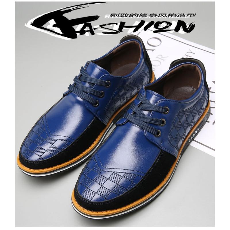 New Designer Large Size 38-48 Casual Driving Shoes for Men Fashion Casual Leather Shoes Man Spring Autumn Lace Loafers Male