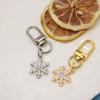 Hot Selling Rhinestone Snowflake Keychain Pendant