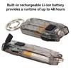 Keychain Torch 45LM Portable Convenient LED Mini Flashlight Super Bright Small Lights Camping Night Reading Cycling Walking