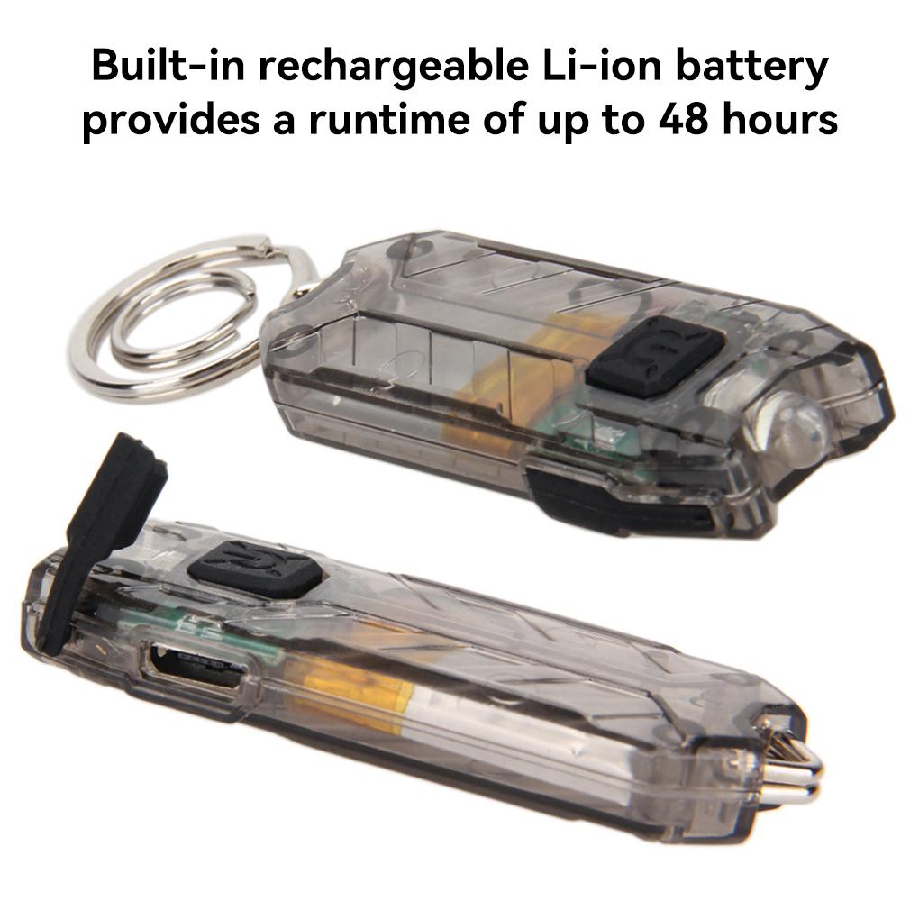 Keychain Torch 45LM Portable Convenient LED Mini Flashlight Super Bright Small Lights Camping Night Reading Cycling Walking