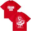 Anime Vinland Saga Thorfinn Karlsefni T Shirt Unisex Women Funny Tee Summer Casual Cotton Oversized Short Sleeve Tshirts Streetwear