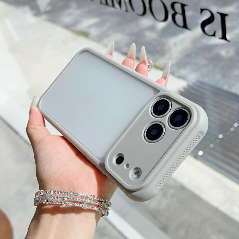 

Apple iPhone 14/15/16/17 Pro Max Heat-Dissipating Frosted Semi-Transparent Full Protective Case 14 сірий колір