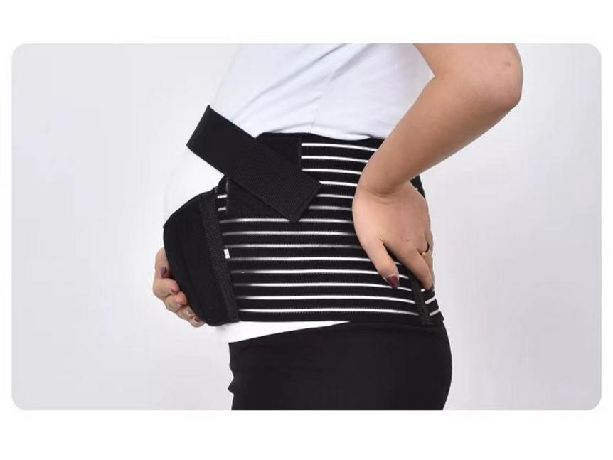 Adjustable Three-Piece Maternity Belly Support Belt - Breathable Waist Support for Pregnant Women