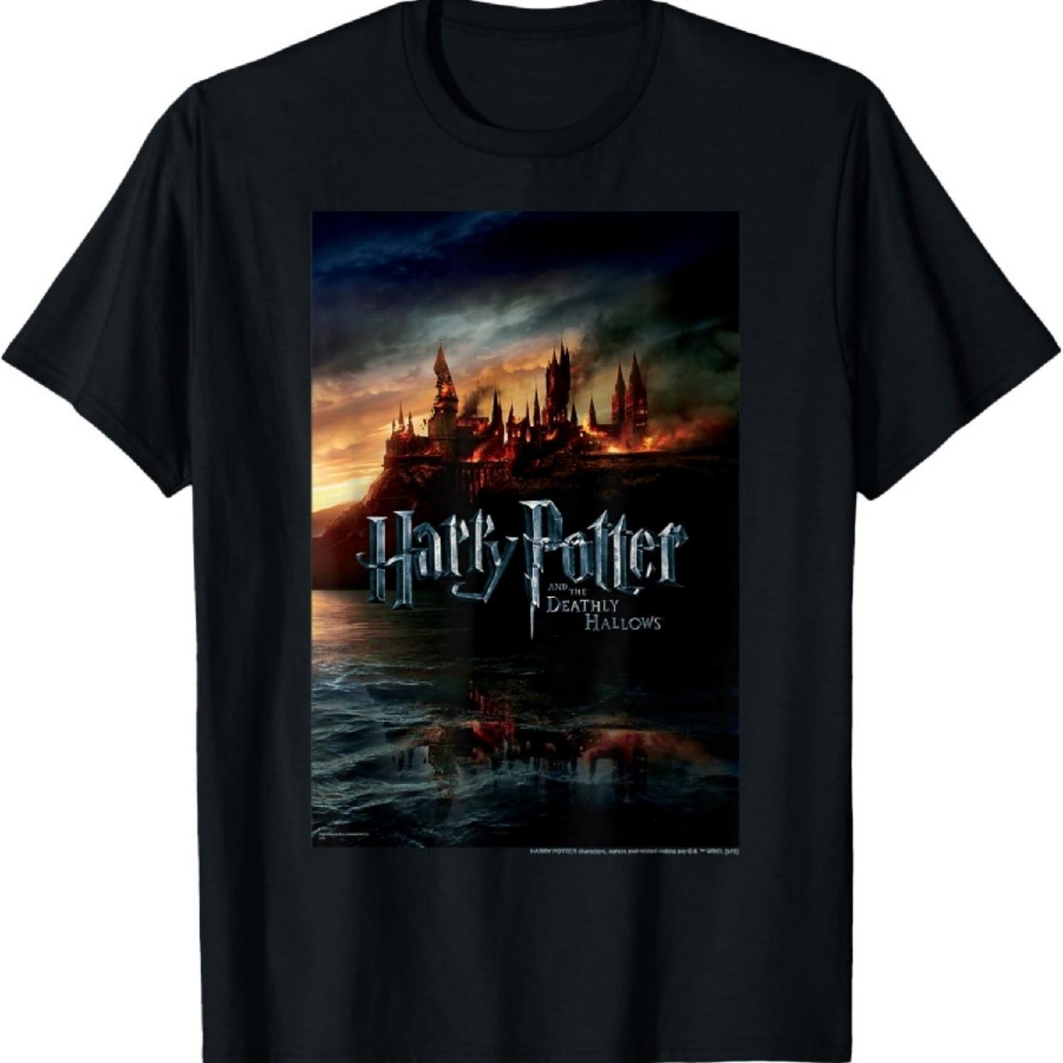 Гарри Поттер и Дары Смерти Постер Хогвартса Футболка XXXXXL разноцветный