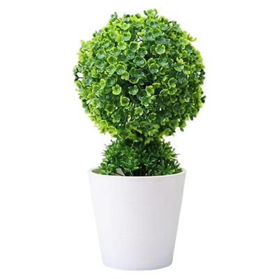 Realistic Fake Potted Plants Energetic Non-fading Decorative Nice-Looking Artificial Party Mini Bonsais Tree