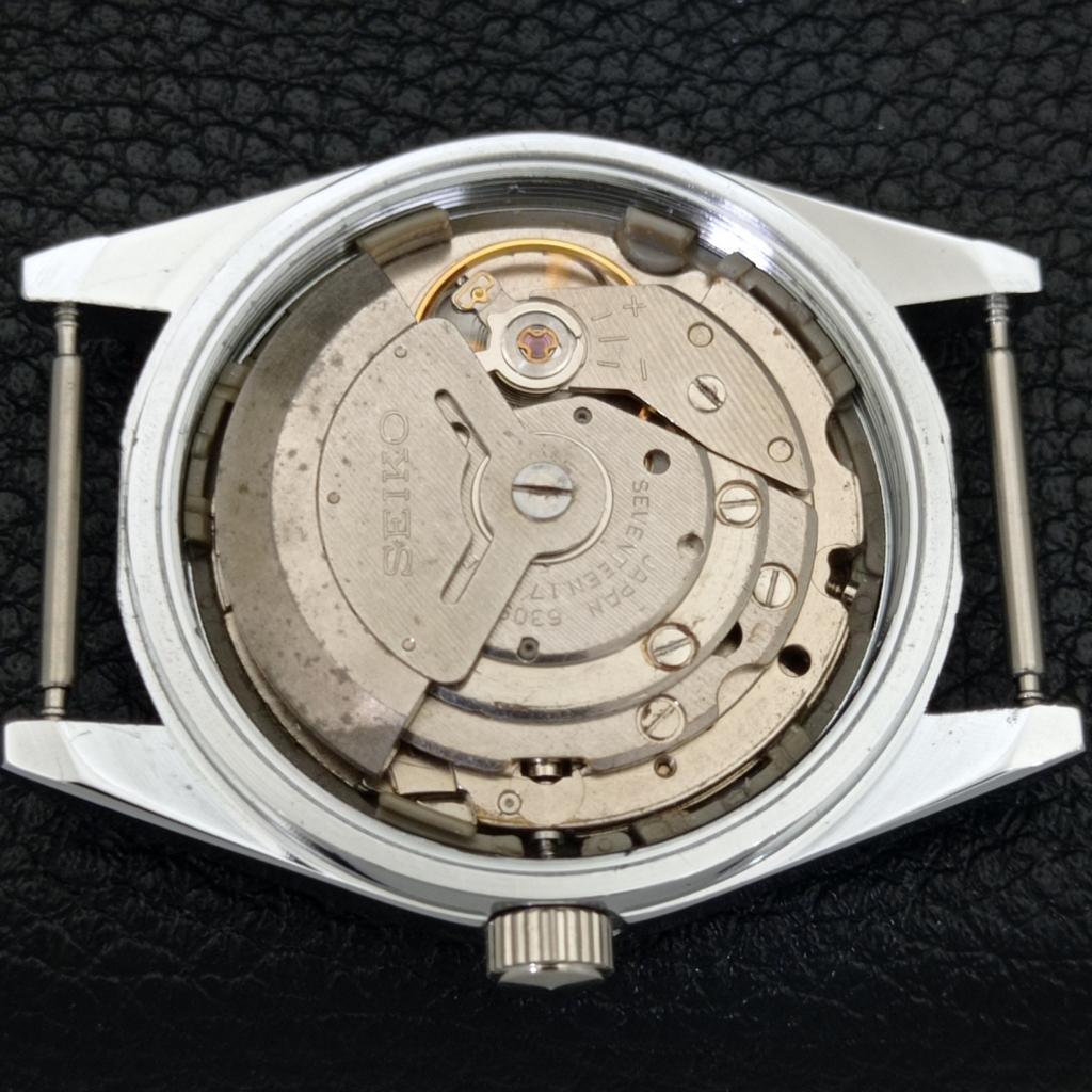 JAPAN VINTAGE REFURBISHED SEIKO 5 AUTOMATIC MENS BLACK DIAL WATCH a440596-4 Sk-a440596