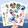 Cartoon football tattoo stickers waterproof party favors, 20 pieces