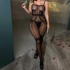 Crotchless Bodysuit Transparent Bodystocking for Sex Bold Body Suit Open Crotch Pantyhose Erotic Costumes Sexy Fishnet Lingerie