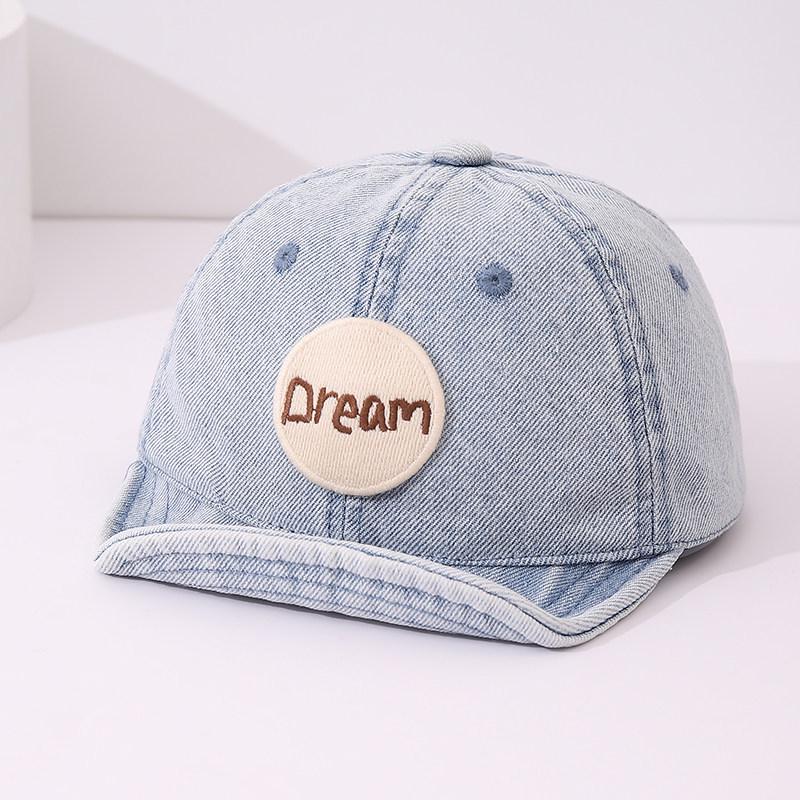 Casquette de Baseball en Jean Style Coréen INS pour Bébé - Chapeau à Visière Souple pour Garçons et Filles, Printemps/Automne