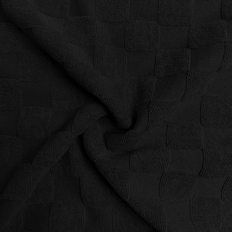 Men's Autumn and Winter Heavy Jacquard Checkerboard Checkerboard T-shirt Men's T-shirt Round Neck Casual Bottoming Shirt Knitted Long-sleeved T-shirt