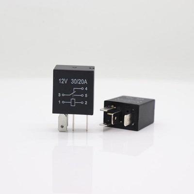 Automotive Relays 12V 20/30 Amp 12v DC Waterproof Relay And Harness Heavy Duty Copper Wires 4-Pin Automotive Relay For Boats