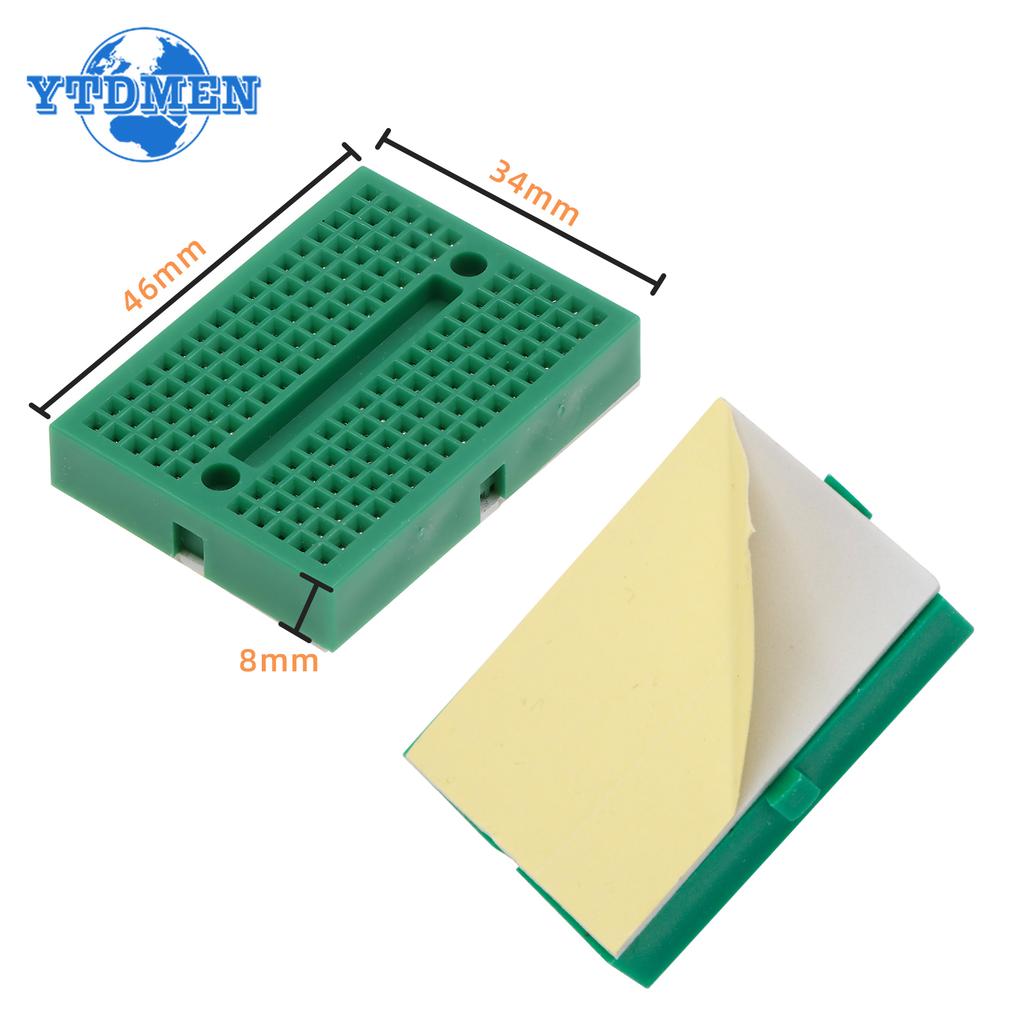 1 Set Mini Placă de Breadboard cu 170 de Puncte + 65buc Cabluri Jumper Flexibile Fără Lipire pentru Kit Electronic Arduino DIY