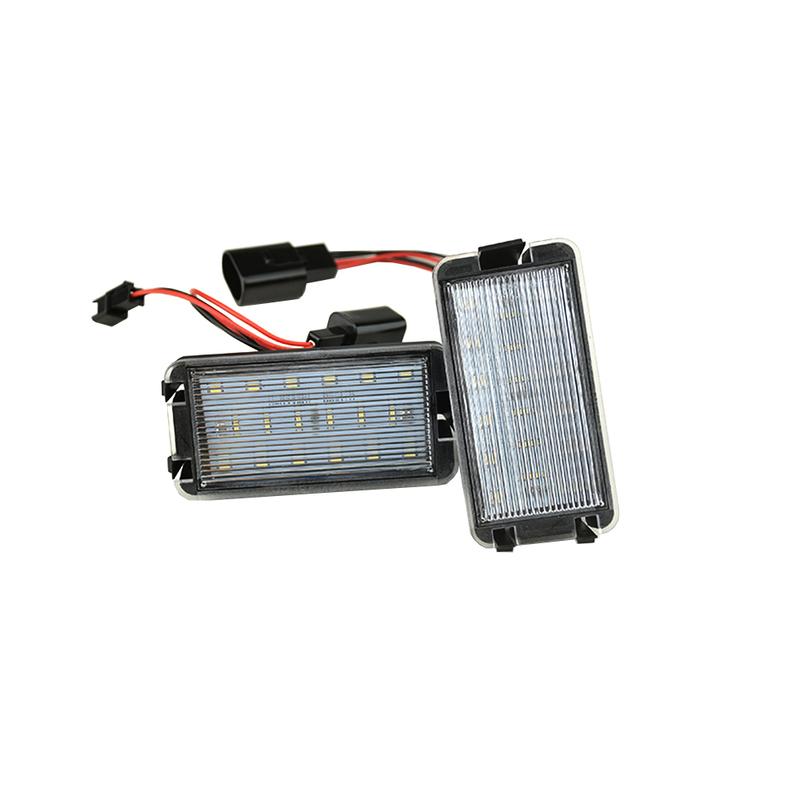 1/2pcs Error Free Car LED Number License Plate Lights Fit For Seat Cordoba 1993-2008 For Seat Toledo III 2004-2009