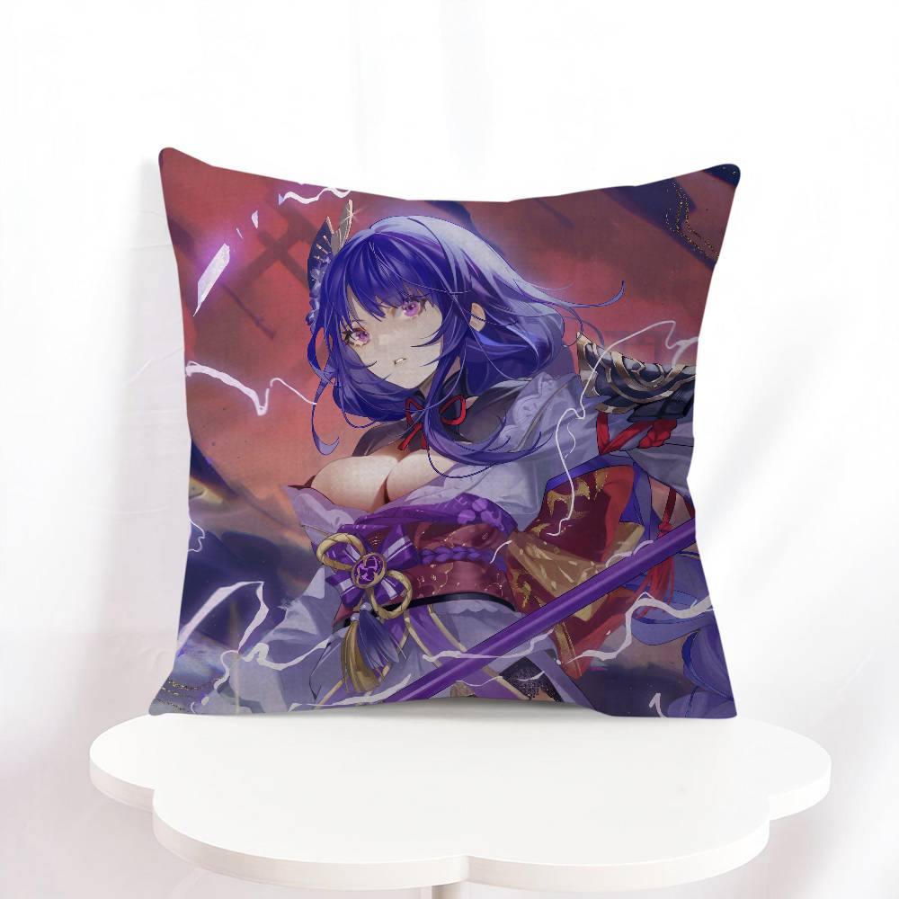 

R-Райдэн Сёгун Наволочки Домашнее Постельное Белье Декоративная Наволочка Свадьба Супер Мягкая Наволочка 16x16Inch