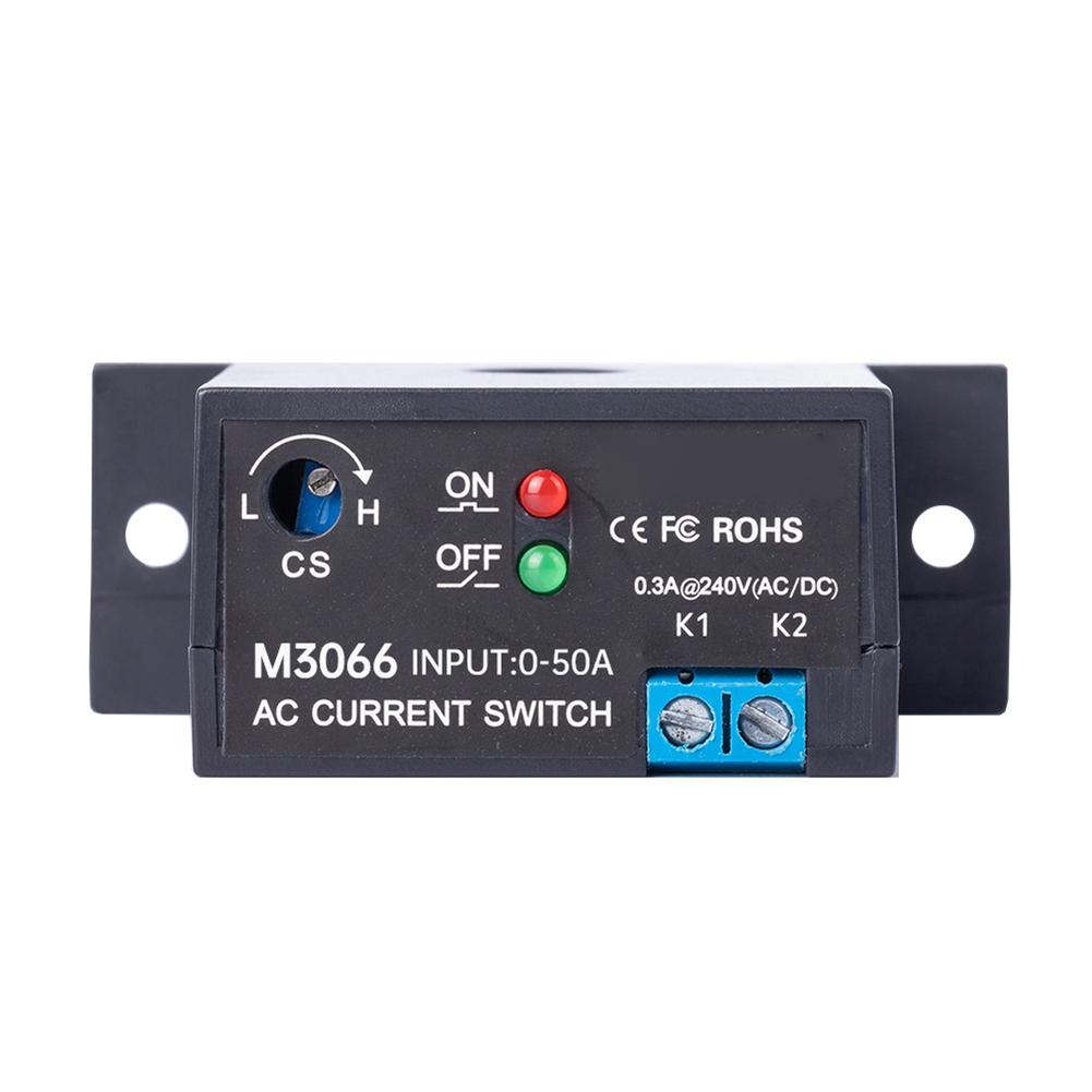 AC Current Sensing Switch 0.2-30A Self-Powered Induction Relay M3050/M3056 With Adjustable Threshold And Safety Isolation