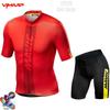 Mavic Mens Cycling Jersey Bib Shorts Set Breathable Road Bike Apparel Outdoor Ride