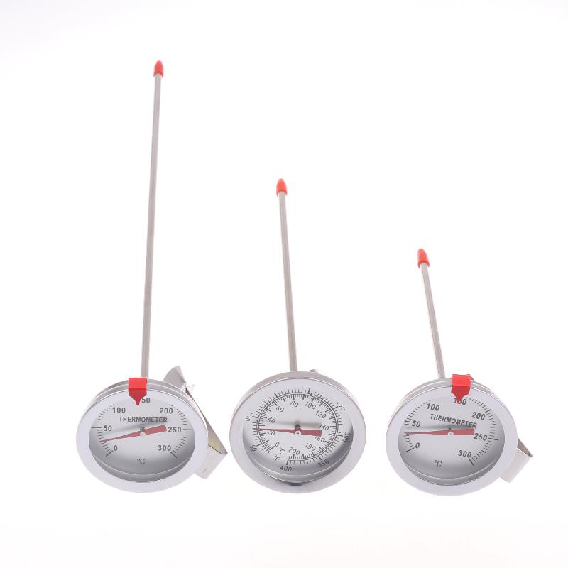 Household Oil Thermometer Cooking Temperature Meter Stainless Steel Probe Thermometer Milk Coffee Food Meat Gauge Kitchen Tool