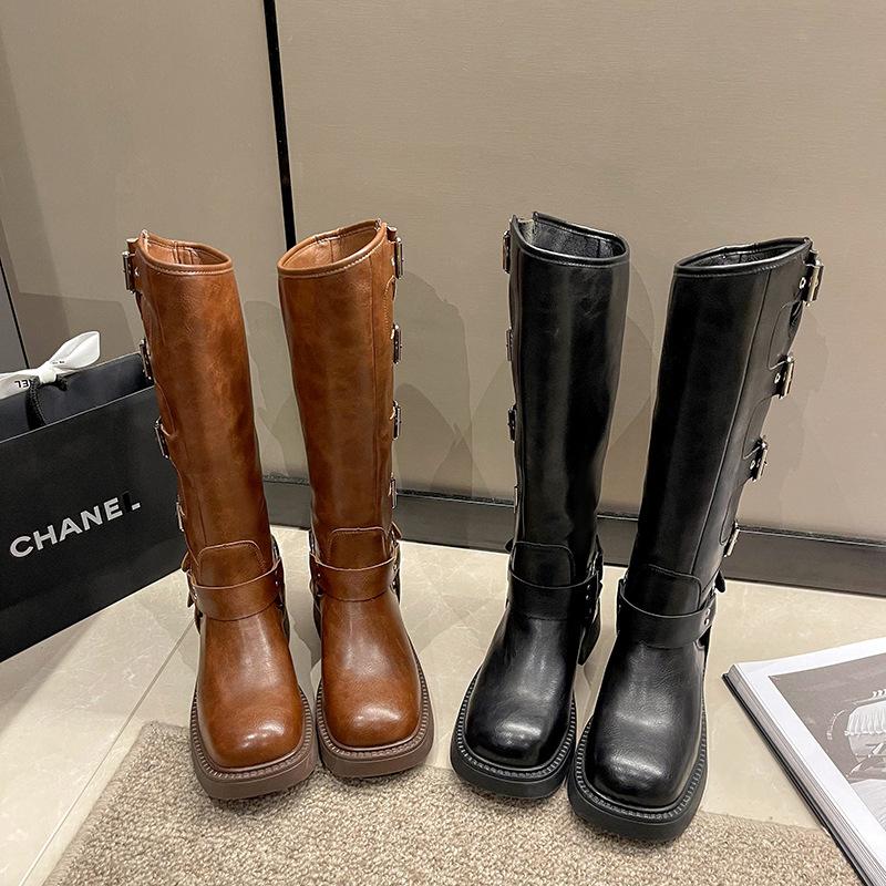 British casual slim French versatile boots women's summer 2025 new western cowboy knight boots
