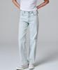 MALOUPE 9106 Jeansy Semi-Wide (Jasny indygo)