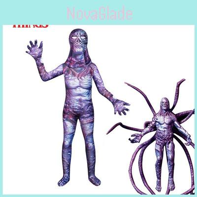 Stranger Things Halloween Dětský Cosplay Jednodílný Oblek Jedinečný A Ručně Vyrobený