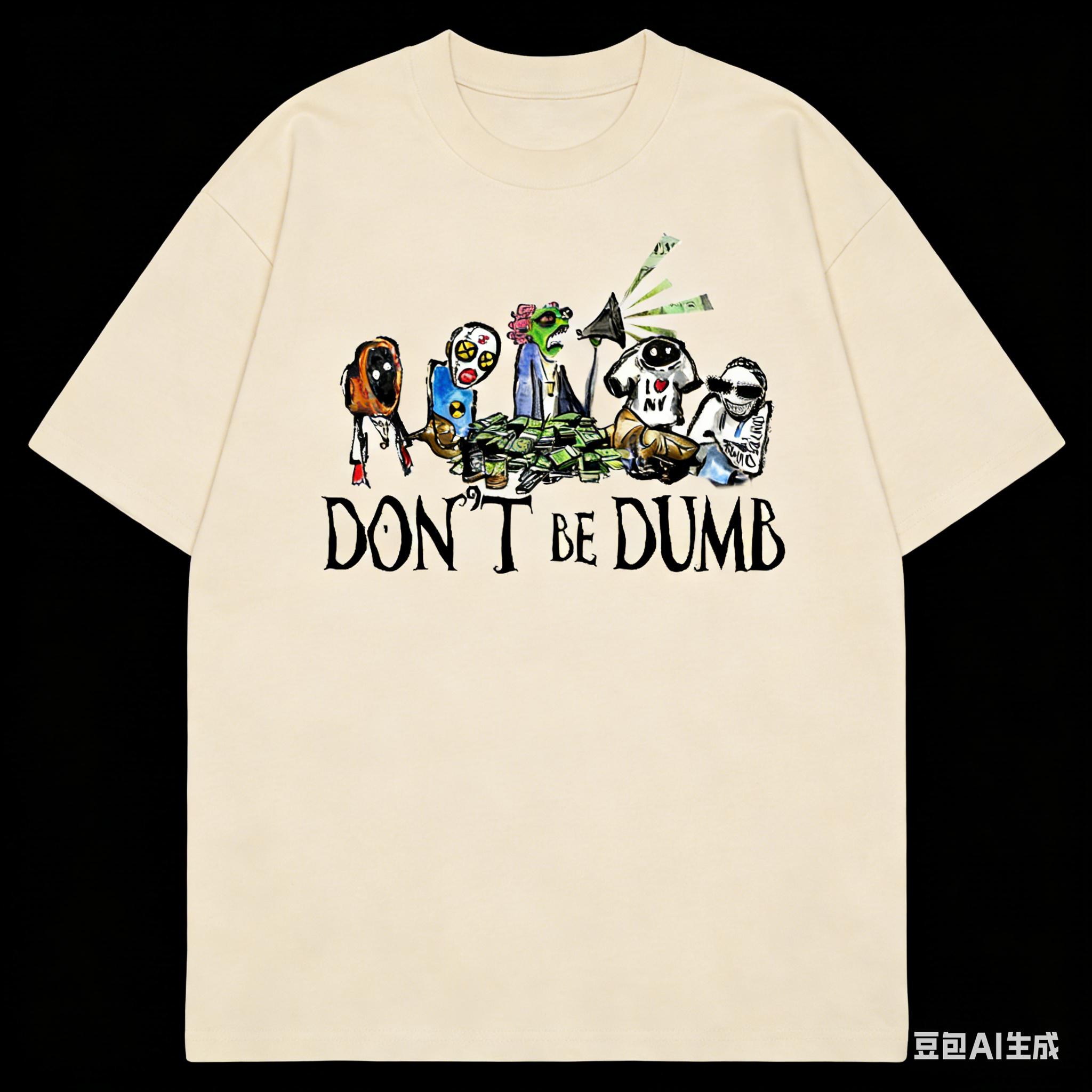 BenberFashion 2026 Nieuw A AP ROCKY Don't Be Dumb Album Katoenen T-shirt Zomer Heren en Dames Mode Casual Y2K Korte Mouw T-shirt Unisex 2XL